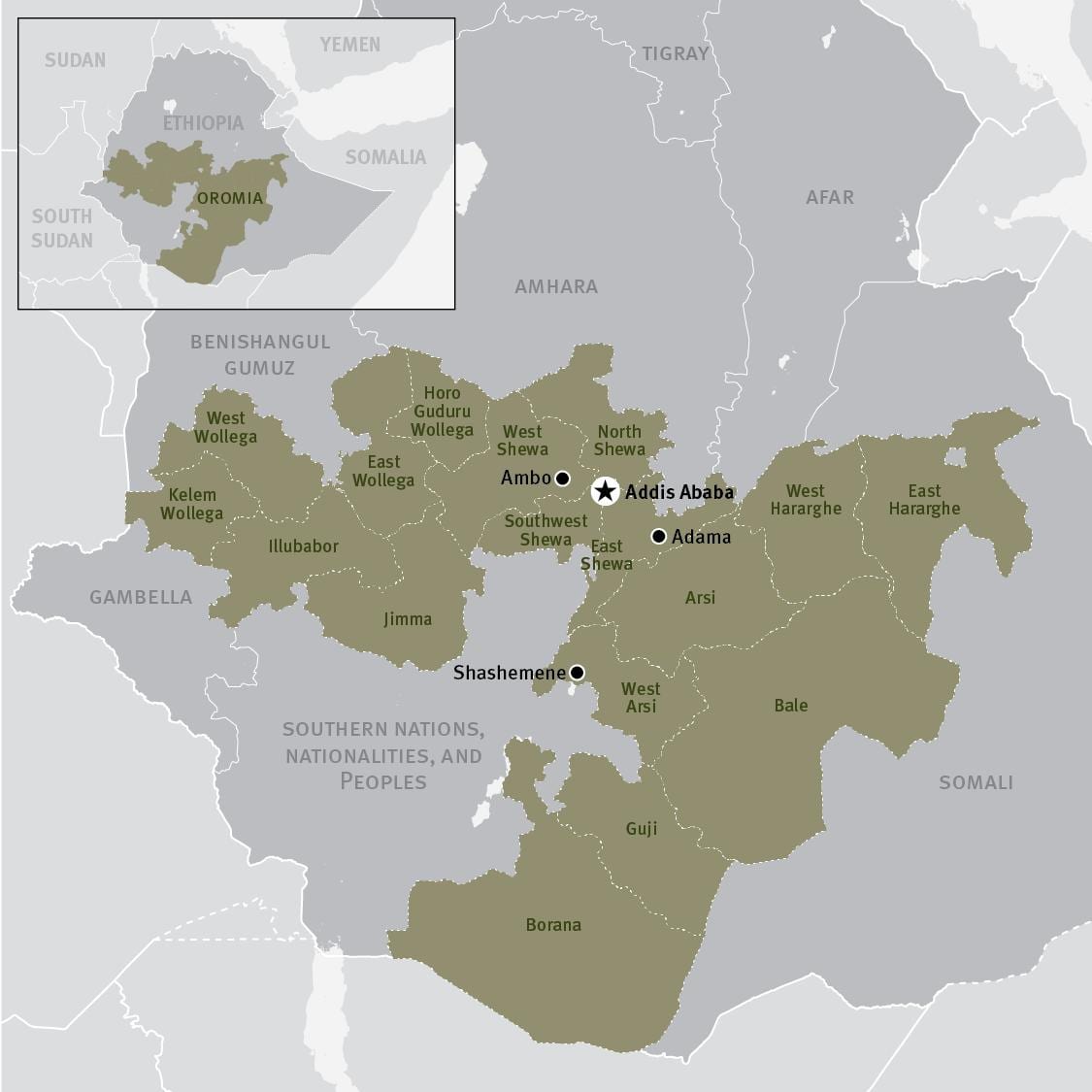 რუკა cusco რეგიონში ეთიოპია