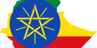 რუკა ეთიოპია დროშა