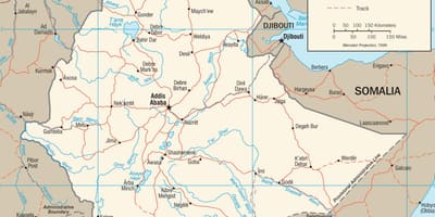 ეთიოპიის საგზაო ქსელის რუკა