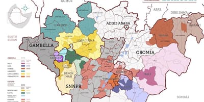 რუკა ეთიოპია ყავა