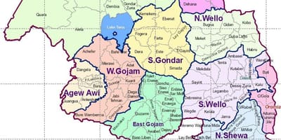 ეთიოპია gondar რუკა
